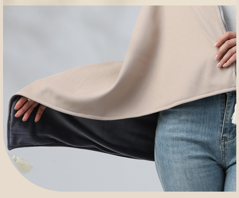 電気毛布 着用式 温度調整 洗える電気ブランケット