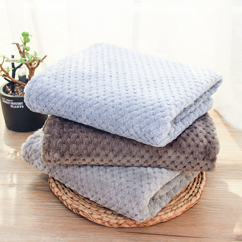 暖かいふわふわペット毛布 犬猫用ブランケット