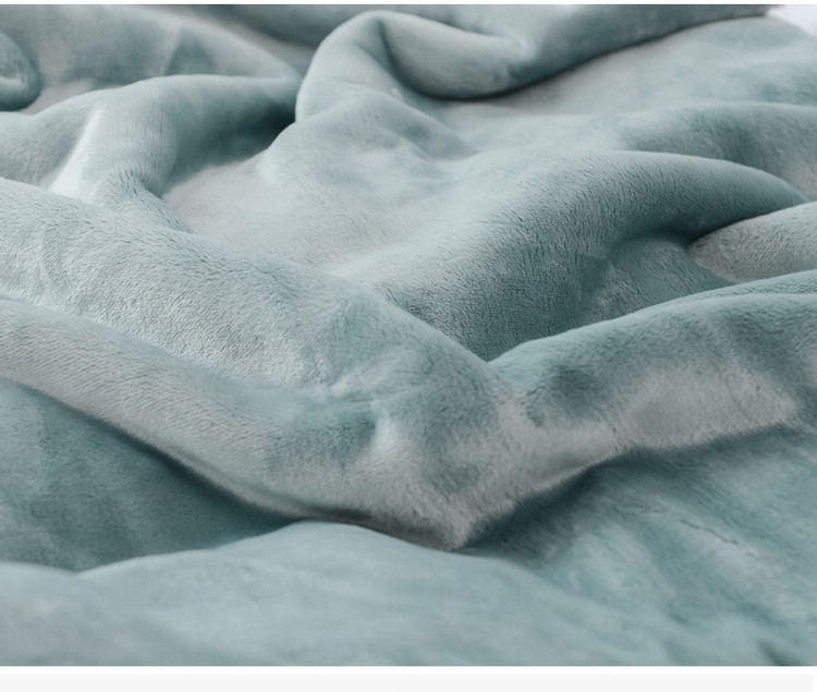 ブランケット ポンポン付きショール型ポケット付き着る毛布