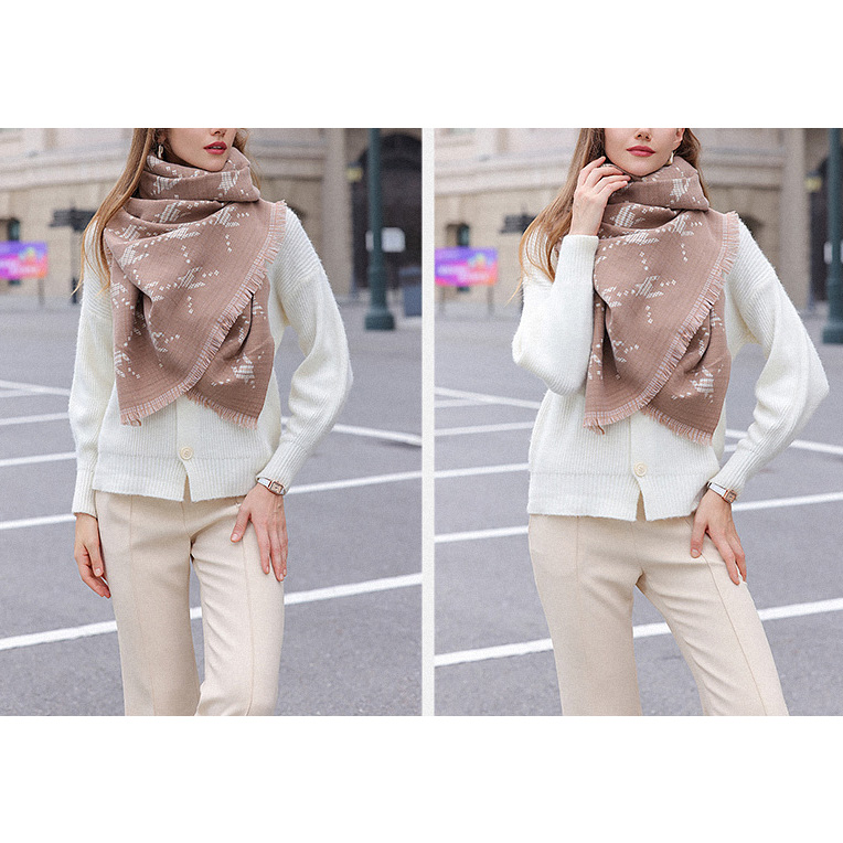 ブランケット 大判ストール ひざ掛け 肩掛け チェック柄 冷房対策