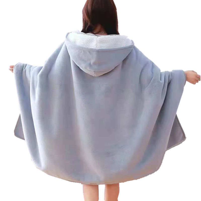 ブランケット フード付き多機能ブランケット着る毛布