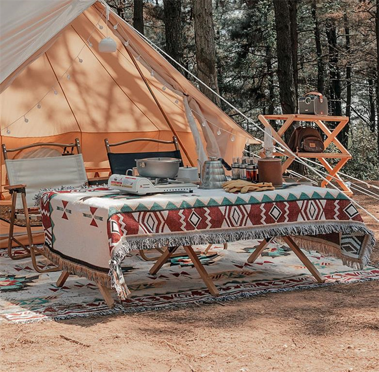 アウトドア多機能ブランケット キャンプ昼寝用綿毛布