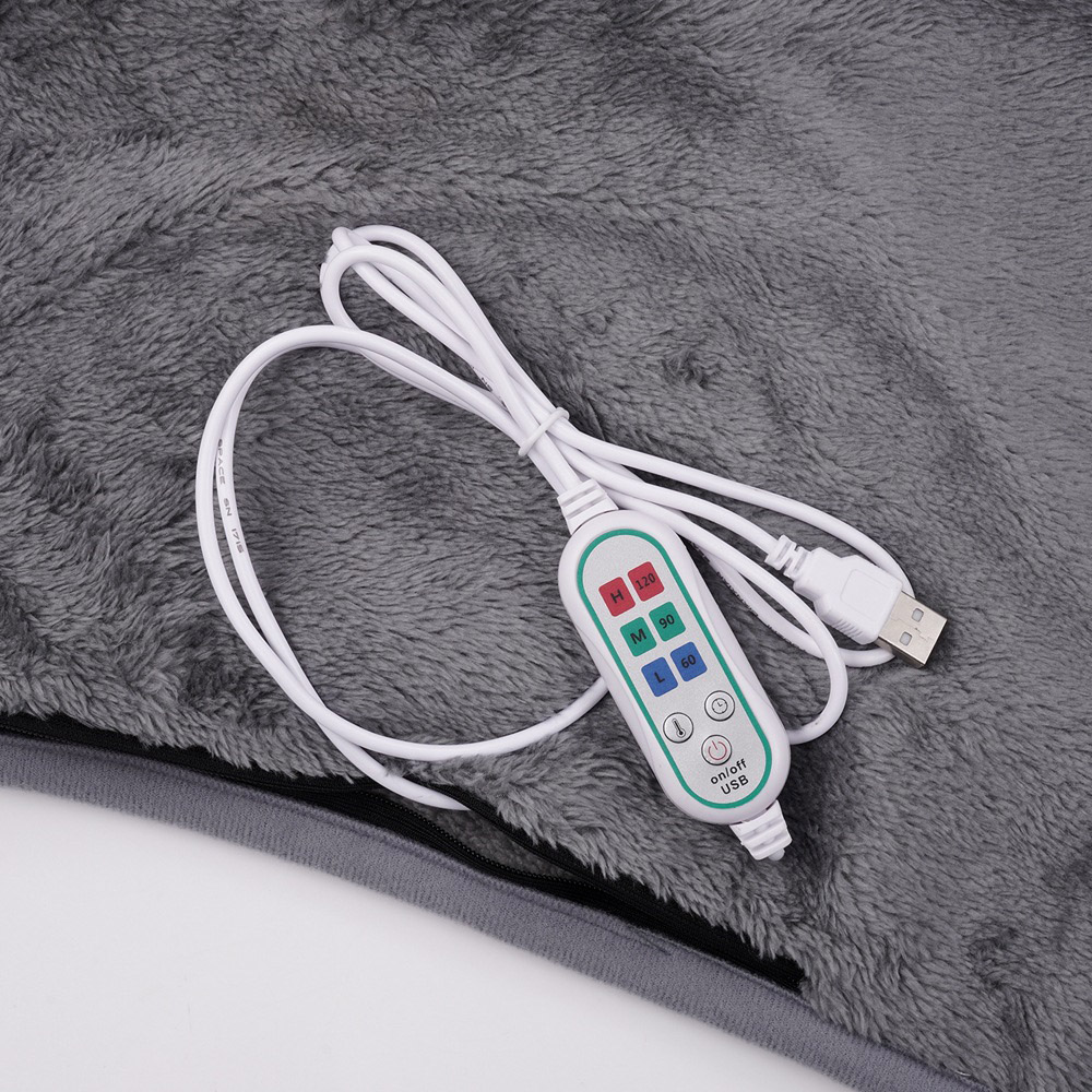 三通り使える着る毛布 格子柄 ふわふわ温感ブランケット