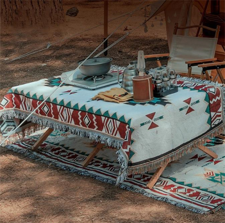 アウトドア多機能ブランケット キャンプ昼寝用綿毛布