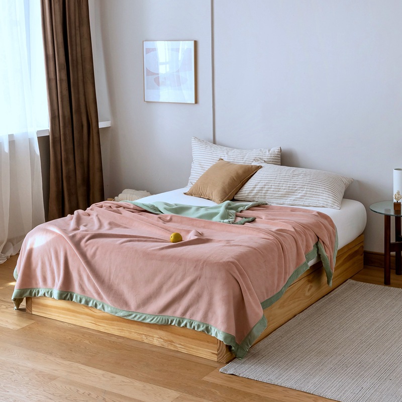 ブランケット なめらか起毛リバーシブル暖かいブランケット