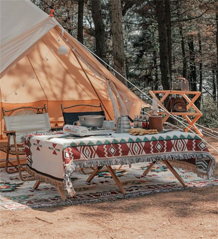 アウトドア多機能ブランケット キャンプ昼寝用綿毛布