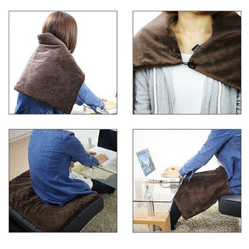 三通り使える温感ブランケット ふわふわ着る毛布