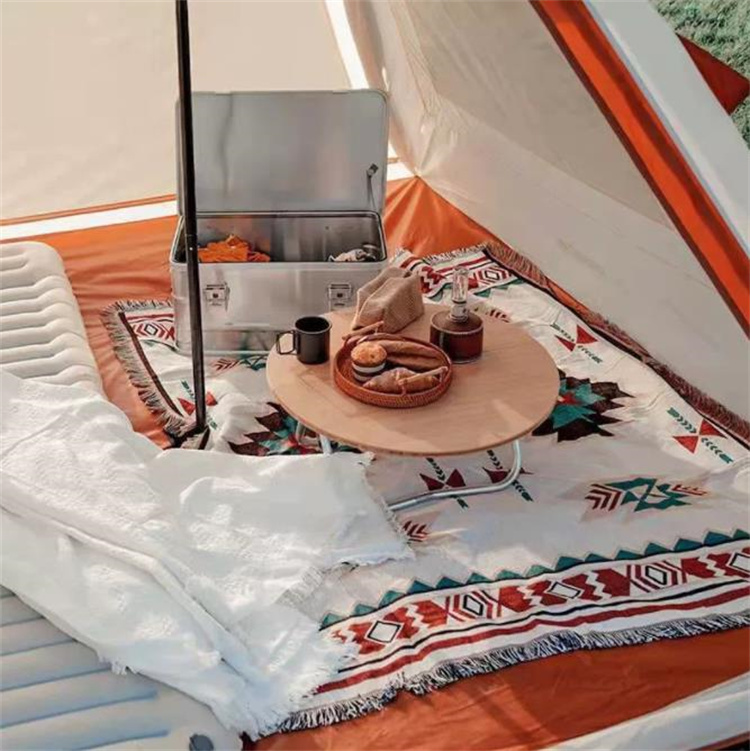 アウトドア多機能ブランケット キャンプ昼寝用綿毛布