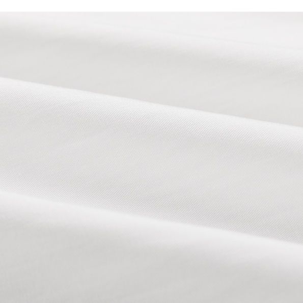 白ブラウス 優雅なシルエット半袖シフォンブラウス