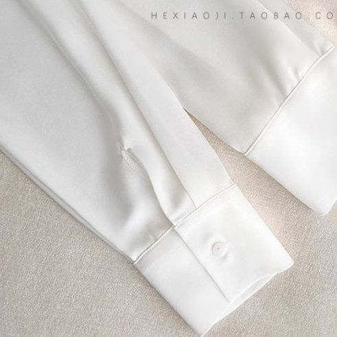 白ブラウス エアリーシャツ シフォンブラウス