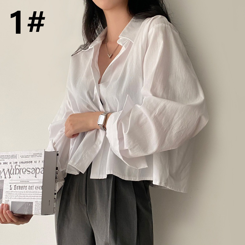 体型カバー白ブラウス長袖シャツ人気おしゃれレディース