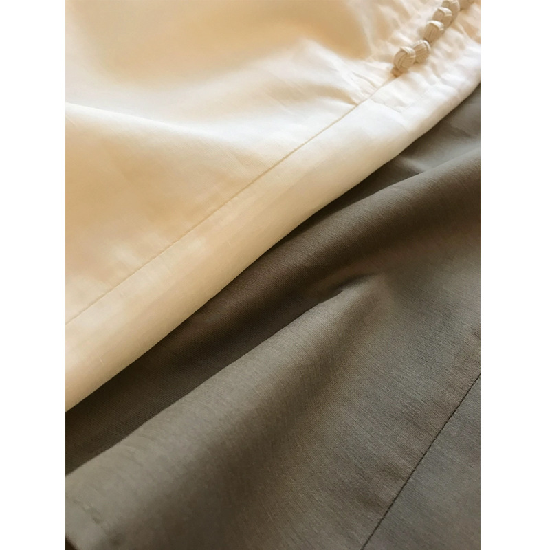 白ブラウス レディース長袖シャツ おしゃれブラウス 2色展開