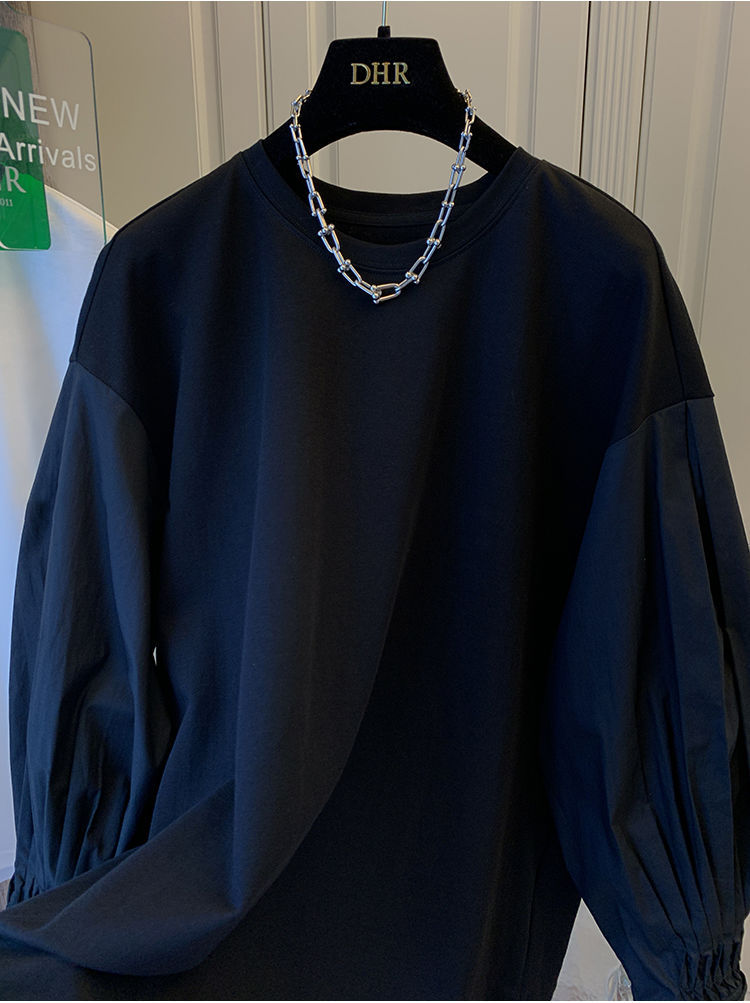 白ブラウス シャツ 長袖 体型カバー おしゃれ 韓国風 レディース