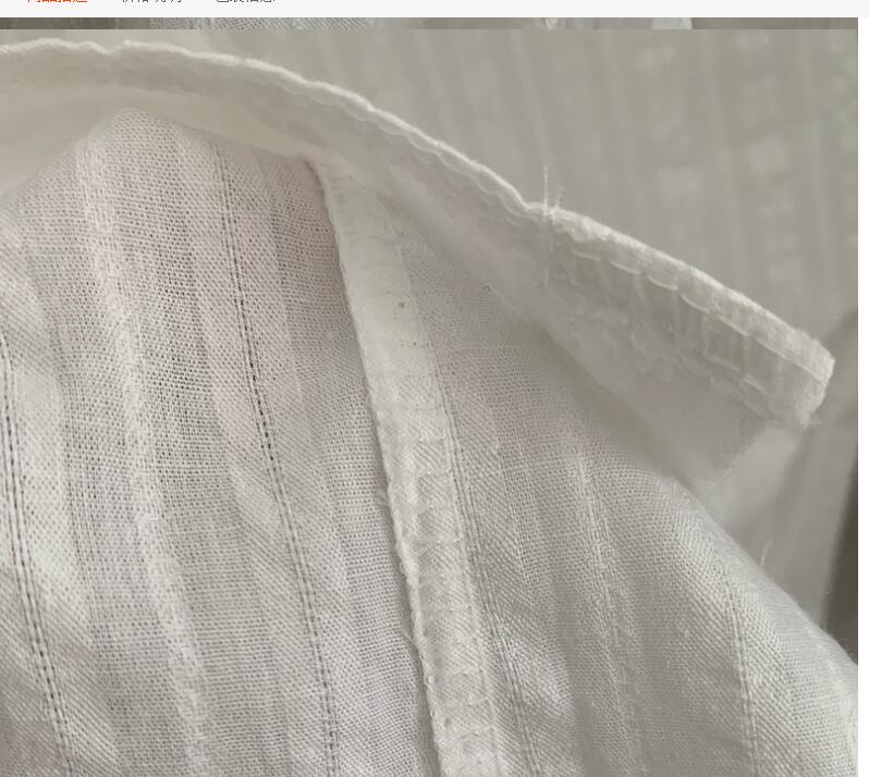 韓国風レース襟白ブラウス長袖トップス3色展開