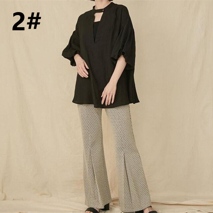 白ブラウス 体型カバー 七分袖 白シャツ レディース おしゃれ 着回し