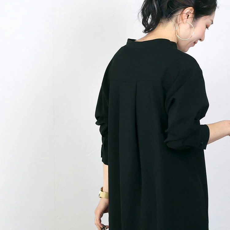 ワンピース　洗練ロングシャツニットワンピース（イエベ春向け・イエベ秋向け）
