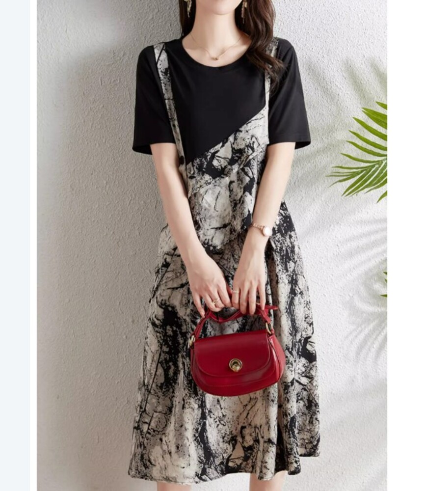 ブルベ冬服 アシンメトリー ドッキングワンピース