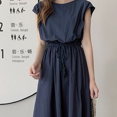 ワンピース　優美な佇まい フレアロングワンピース（ブルベ夏向け・ブルベ冬向け）
