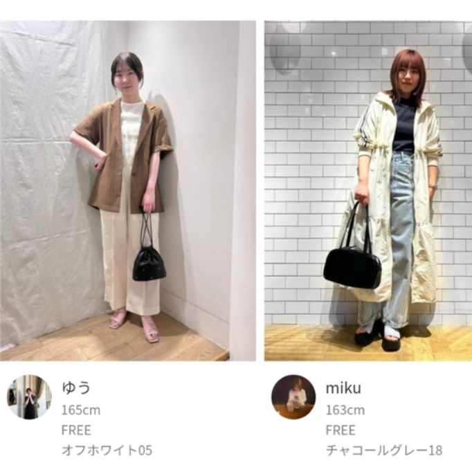 Tシャツ　立体模様のシャーリングトップス（ブルベ夏向け・ブルベ冬向け）