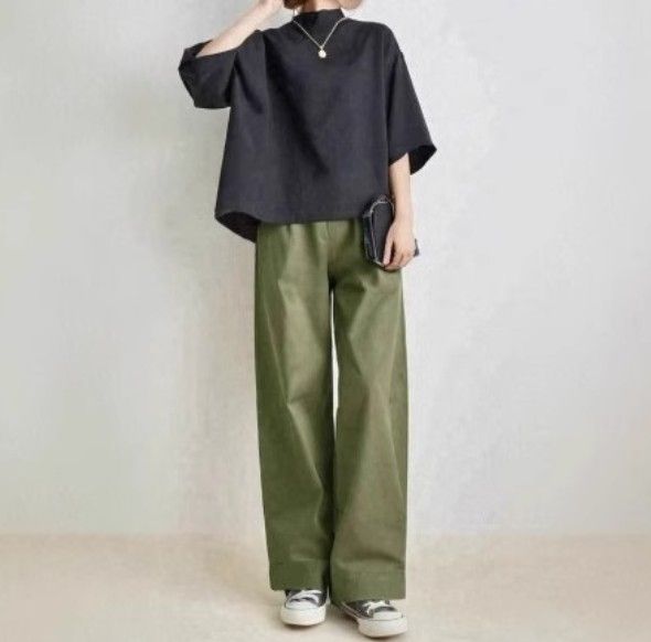 ブルベ服　すっきり美脚見せの定番カジュアルセットアップ（ブルベ夏向け・ブルベ冬向け）
