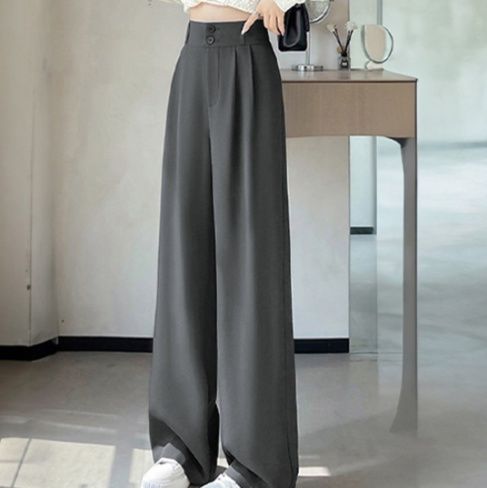 ブルベ服　ツータック入りワイドパンツ（ブルベ夏向け・ブルベ冬向け）