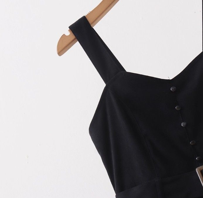 ブルベ服　アシンメトリー重ね切替ワンピース（ブルベ冬向け）