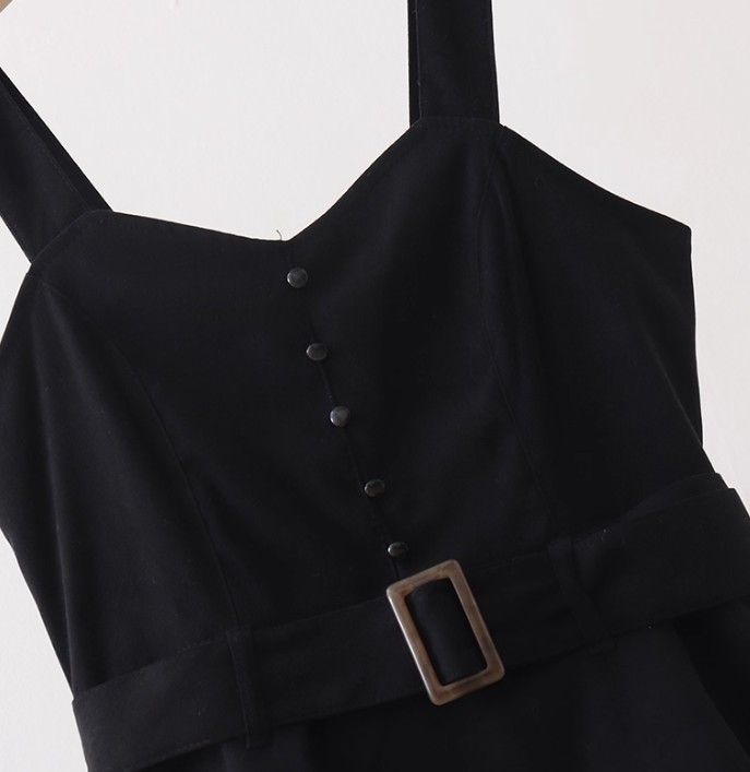 ブルベ服　アシンメトリー重ね切替ワンピース（ブルベ冬向け）