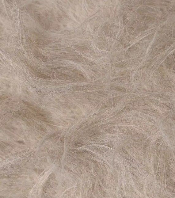 ブルベ夏/ブルベ冬服　ファー風ニットカーディガン＋ベストワンピースセット