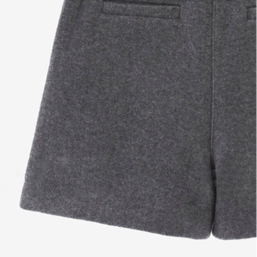 ブルベ夏/ブルベ冬服　上品仕立てのハイウエストショートパンツ