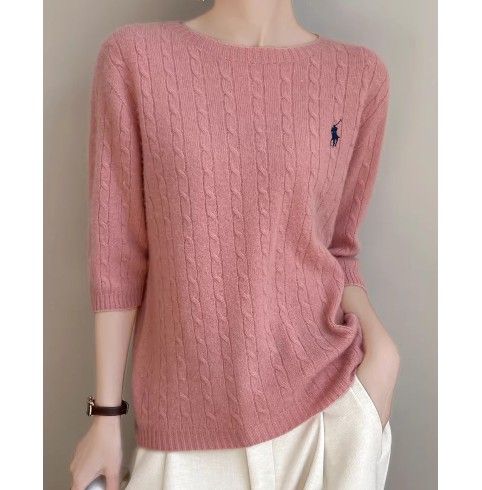 ブルベ夏/ブルベ冬服　ニット半袖トップス