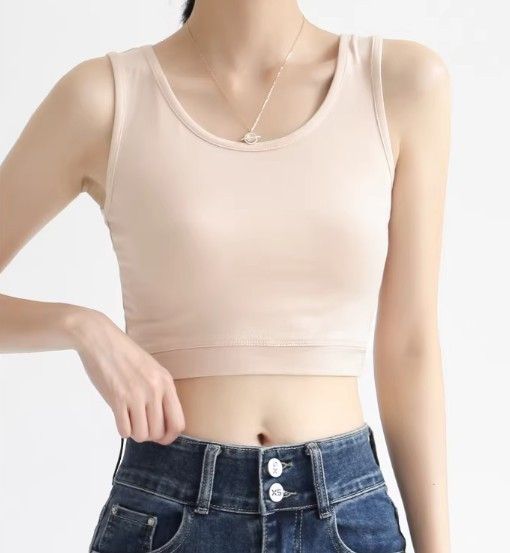 ブルベ夏/ブルベ冬服　ベーシッククロップドタンクトップ