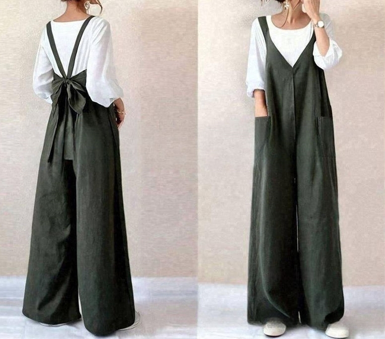 ブルベ服　上品セットアップ・オールイン風サロペット（ブルベ冬向け）