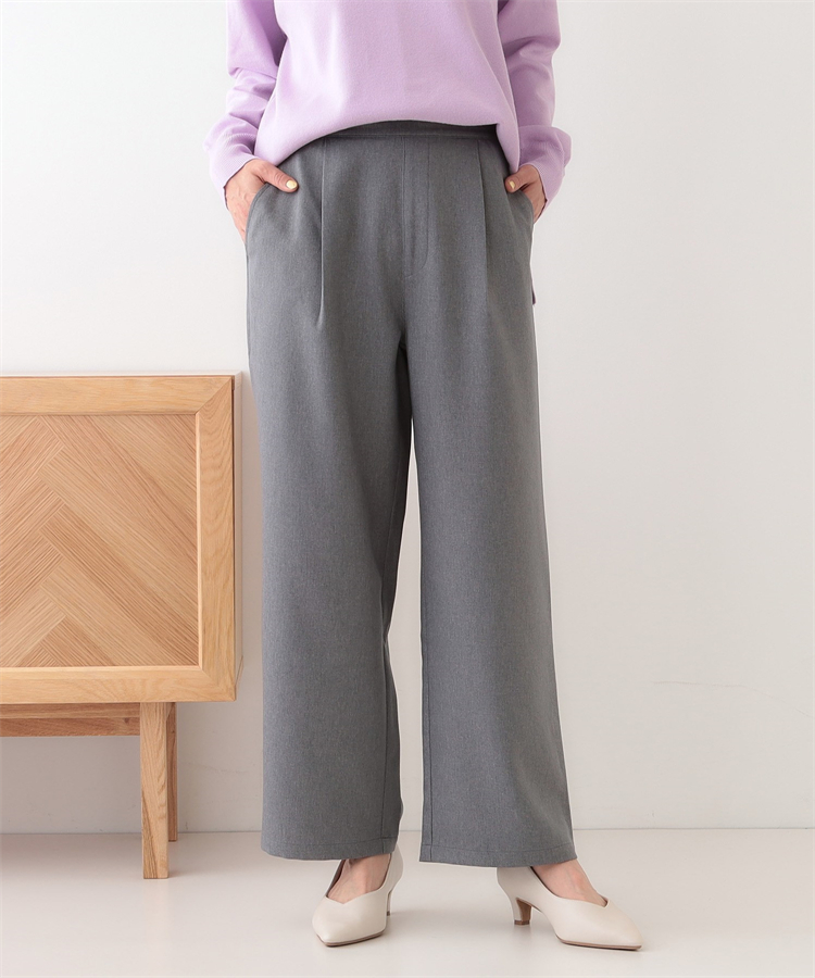 パンツ　品シルエット ストレートパンツ（ブルベ夏向け・ブルベ冬向け）