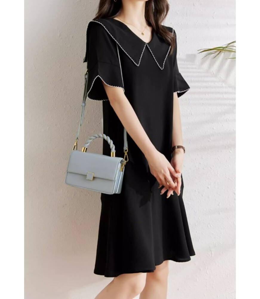 ブルベ冬服 シフォンワンピース