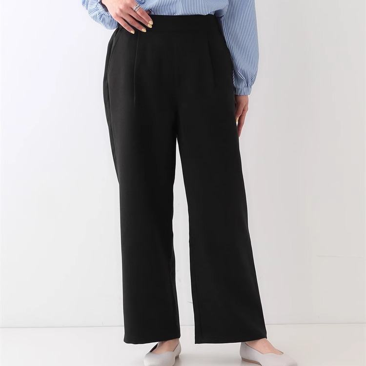 パンツ　品シルエット ストレートパンツ（ブルベ夏向け・ブルベ冬向け）