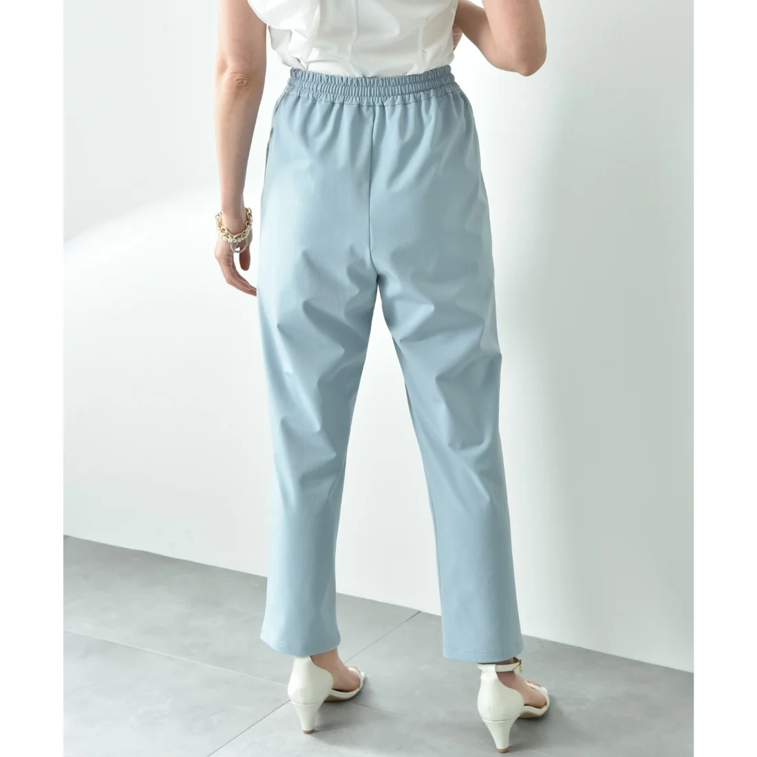 パンツ　すっきりシルエット リラックスパンツ（ブルベ夏向け・ブルベ冬向け）