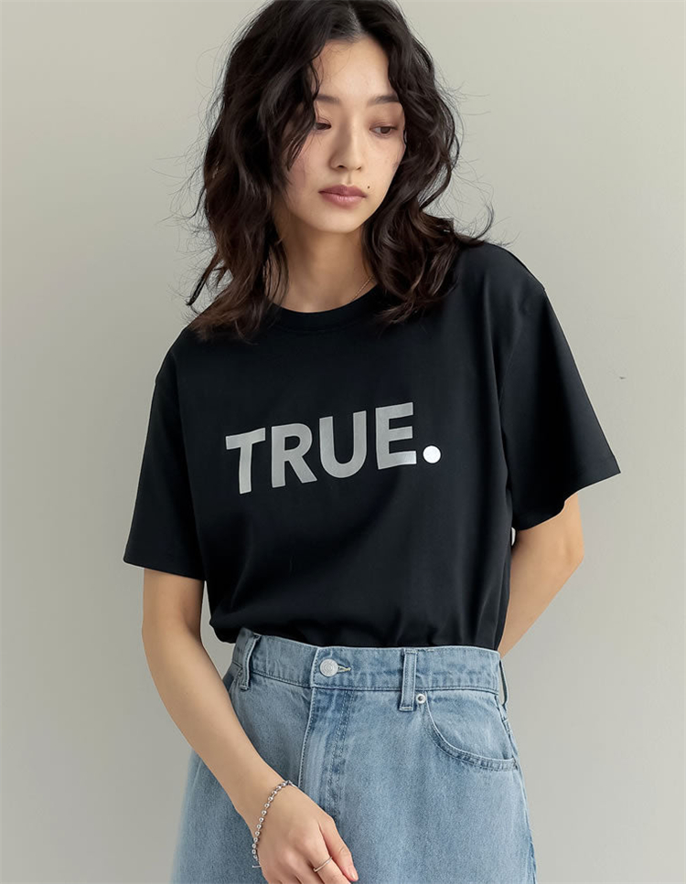 ブルベファッション 真実のことば 半袖プリントティー