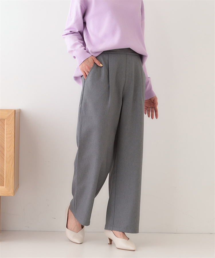 パンツ　品シルエット ストレートパンツ（ブルベ夏向け・ブルベ冬向け）