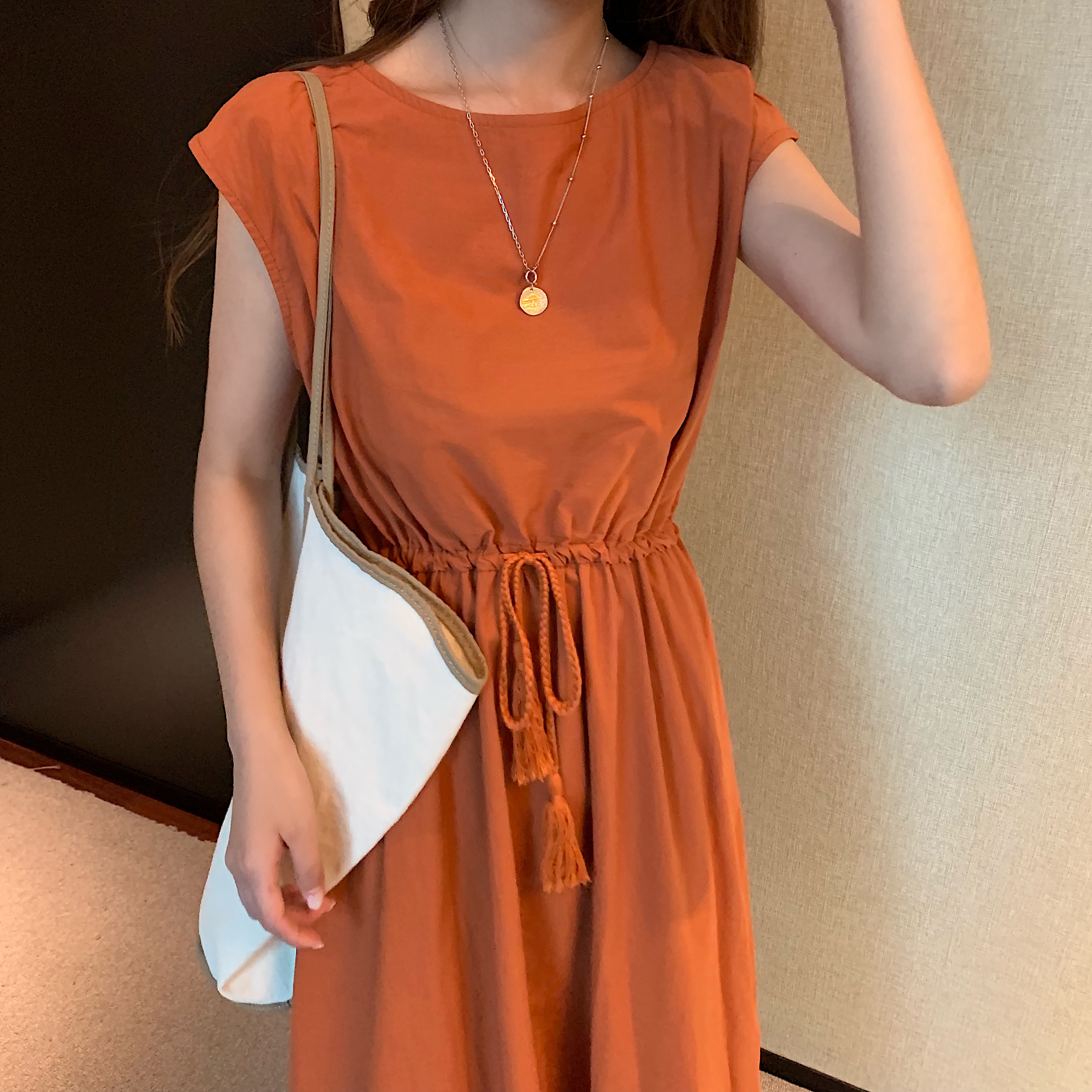 ワンピース　優美な佇まい フレアロングワンピース（ブルベ夏向け・ブルベ冬向け）