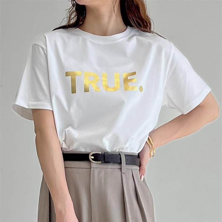 ブルベファッション 真実のことば 半袖プリントティー