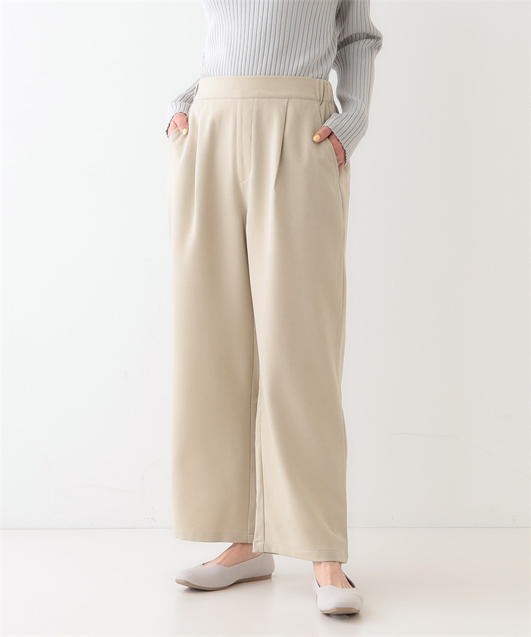 パンツ　品シルエット ストレートパンツ（ブルベ夏向け・ブルベ冬向け）