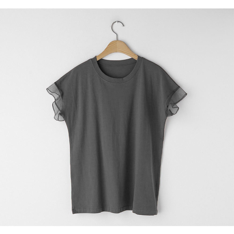 Tシャツ　透かし袖クラシカルTシャツ（ブルベ夏向け・ブルベ冬向け）