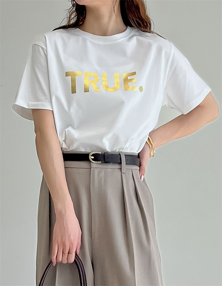 ブルベファッション 真実のことば 半袖プリントティー