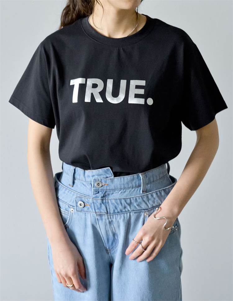 ブルベファッション 真実のことば 半袖プリントティー