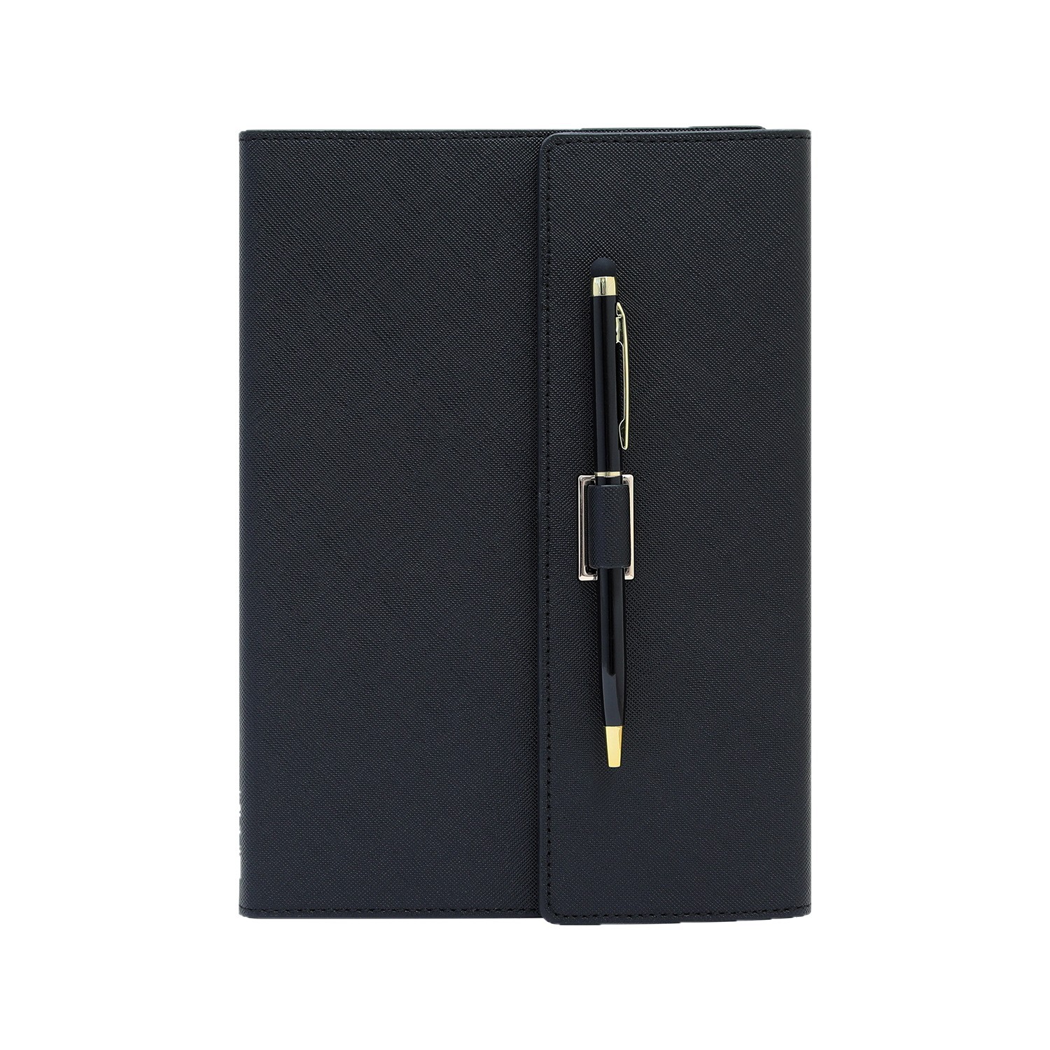 ブックカバー 多機能ポケット付き本革ブックカバー手帳型