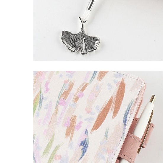ブックカバー 芸術的筆触の手帳カバー
