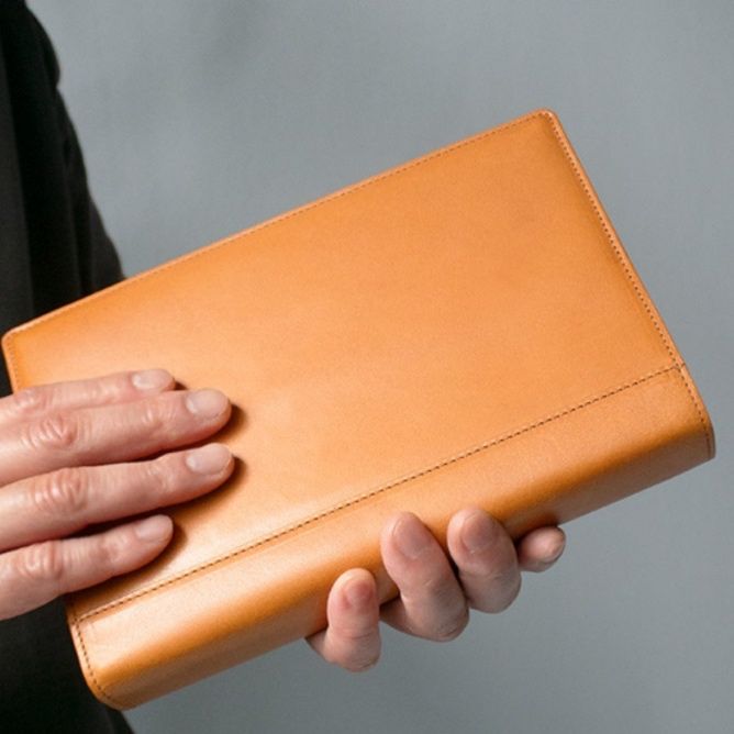 ブックカバー 極上しなやか文庫本革