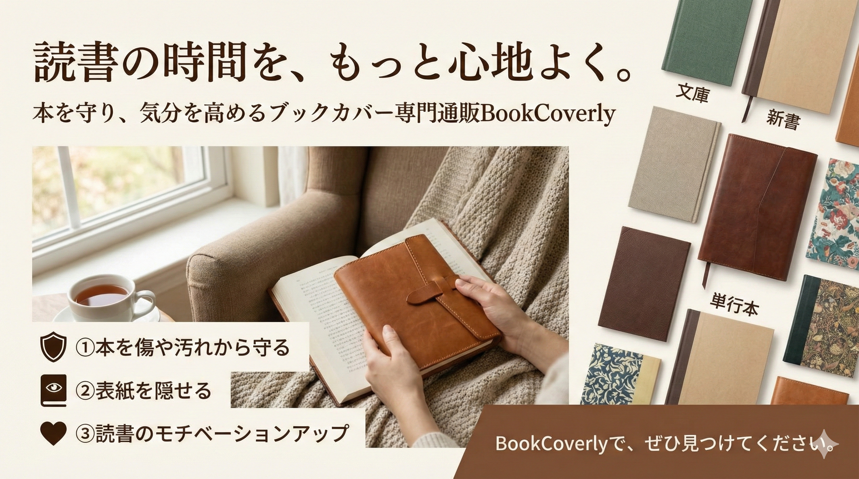ブックカバーの魅力