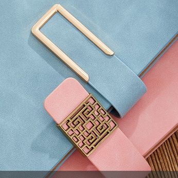 ブックカバー 金属リング綴じ手帳型ブックカバー