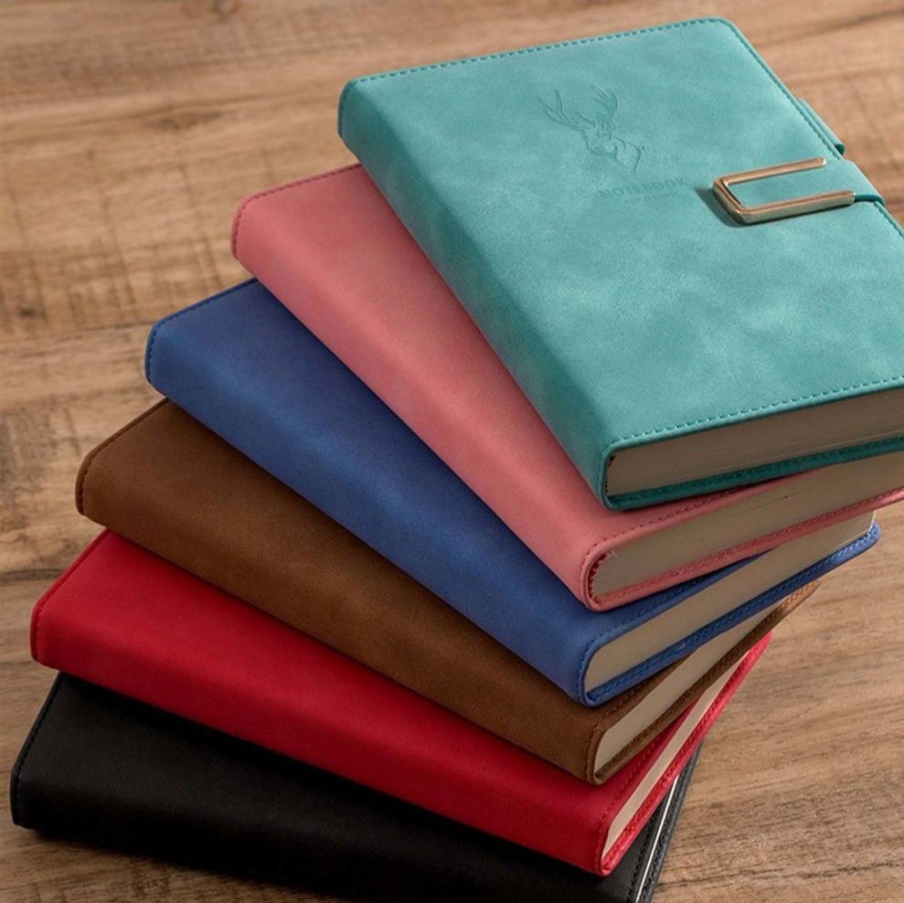 ブックカバー 鹿の刻印入りペンホルダー付き手帳型ブックカバー